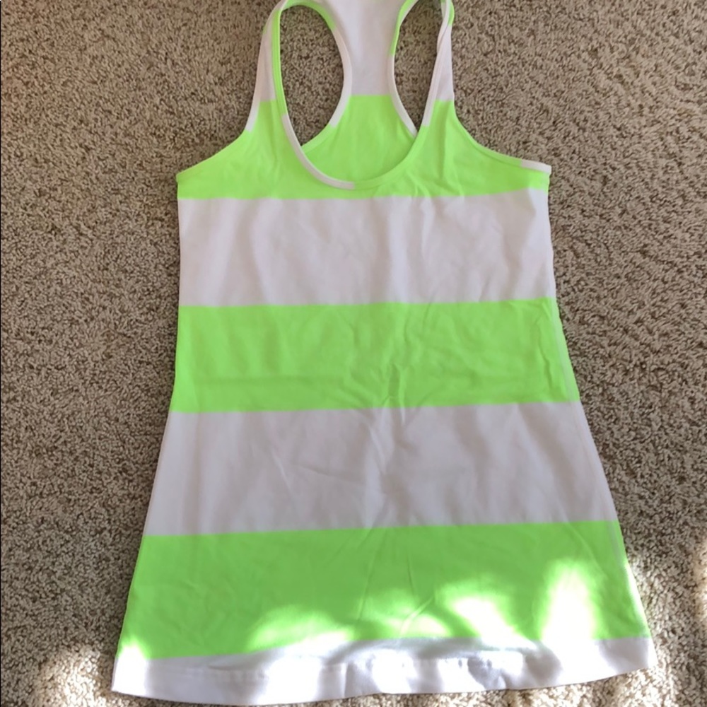 Striped Lulu Lemon Tank Top